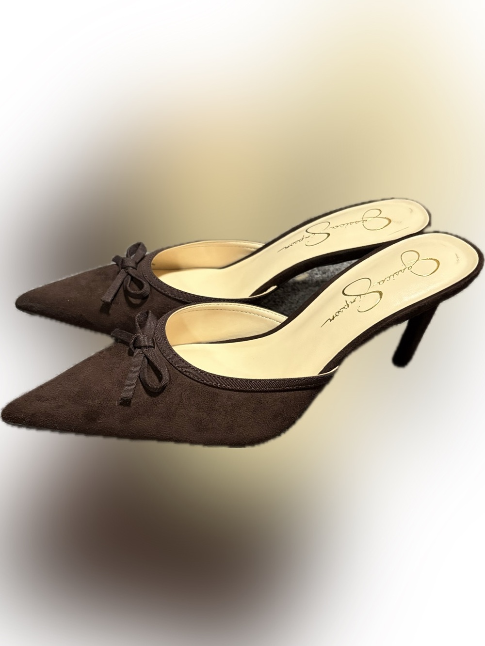 Jessica Simpson Dark Brown Brown Mule
